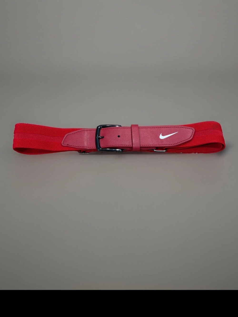 Nike Adjustable Belt Youth Baseball Red Fits Waist Sizes 20” to 34” NEW